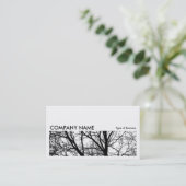 Long Afbeelding 0162 - Silhouetted Branches HC Visitekaartje (Staand voorkant)