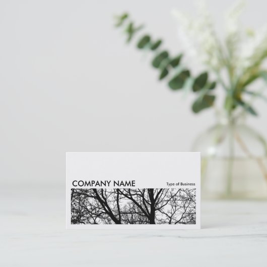 Long Afbeelding 0162 - Silhouetted Branches HC Visitekaartje (Staand voorkant)