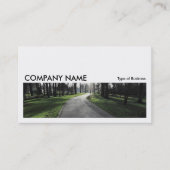 Long Afbeelding 0166 - Pad in a Park Visitekaartje (Voorkant)