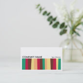 Long Afbeelding 0178 - onregelmatige strepen 02 Visitekaartje (Staand voorkant)