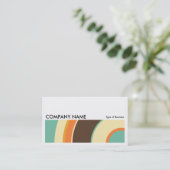 Long Afbeelding 0201 - Colorful Circle 02 Visitekaartje (Staand voorkant)