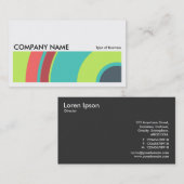 Long Afbeelding 0203 - Colorful Circle 04 Visitekaartje (Voorkant / Achterkant)