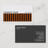 Long Afbeelding 0239 - Aztec Pattern - Oranje Visitekaartje (Voorkant / Achterkant)