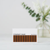 Long Afbeelding 0239 - Aztec Pattern - Oranje Visitekaartje (Staand voorkant)