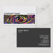 Long Afbeelding 023 - Colorful Vortex Visitekaartje (Voorkant / Achterkant)