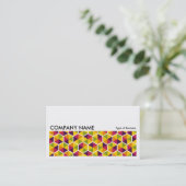 Long Afbeelding 0251 - Hexagon Pattern 01 Visitekaartje (Staand voorkant)