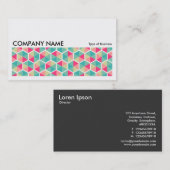 Long Afbeelding 0252 - Hexagon Pattern 02 Visitekaartje (Voorkant / Achterkant)