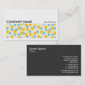 Long Afbeelding 0253 - Hexagon Pattern 03 Visitekaartje (Voorkant / Achterkant)