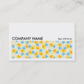 Long Afbeelding 0253 - Hexagon Pattern 03 Visitekaartje (Voorkant)