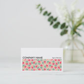 Long Afbeelding 0254 - Hexagon Pattern 04 Visitekaartje (Staand voorkant)