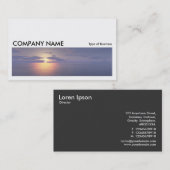 Long Afbeelding 0269 - Sunrise/Sunset Visitekaartje (Voorkant / Achterkant)