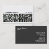 Long Afbeelding 029 - Snowy Branches Visitekaartje (Voorkant / Achterkant)