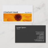 Long Afbeelding 038 - Oranje Marigold Visitekaartje (Voorkant / Achterkant)