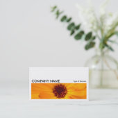 Long Afbeelding 038 - Oranje Marigold Visitekaartje (Staand voorkant)