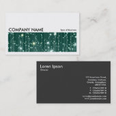 Long Afbeelding 042 - Rainingsterren Visitekaartje (Voorkant / Achterkant)