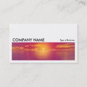Long Afbeelding 079 - Sunrise Sunset Visitekaartje (Voorkant)