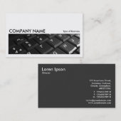 Long Afbeelding 094 - Notitieboek toetsenbord Visitekaartje (Voorkant / Achterkant)