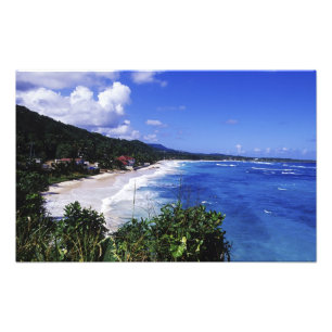 Long Bay, Port Antonio, Jamaica Foto Afdruk