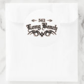 Long Beach 562 Ronde Sticker (Tas)