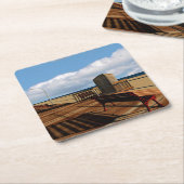 Long Beach boardwalk Kartonnen Onderzetters (Schuin)