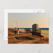 Long Beach Boardwalk, Long Island, New York Briefkaart (Voorkant / Achterkant)