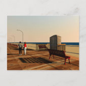 Long Beach Boardwalk, Long Island, New York Briefkaart (Voorkant)