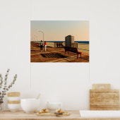 Long Beach Boardwalk, Long Island, New York Poster (Keuken)