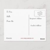 Long Beach Breakers  Briefkaart (Achterkant)