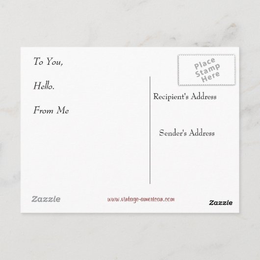 Long Beach Breakers  Briefkaart (Achterkant)