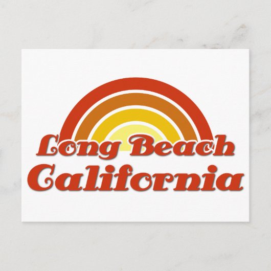 Long Beach Briefkaart (Voorkant)