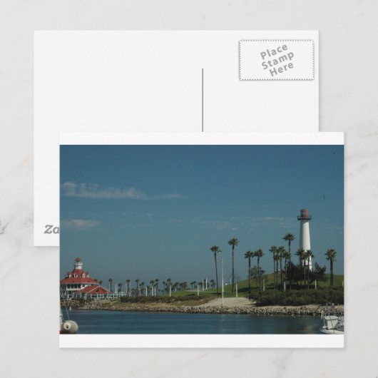 Long Beach, CA Briefkaart (Voorkant / Achterkant)