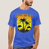 Long Beach, Ca Dolphins T-shirt (Voorkant)