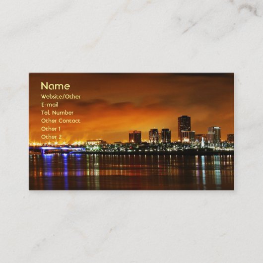 Long Beach Ca. Visitekaartje (Voorkant)