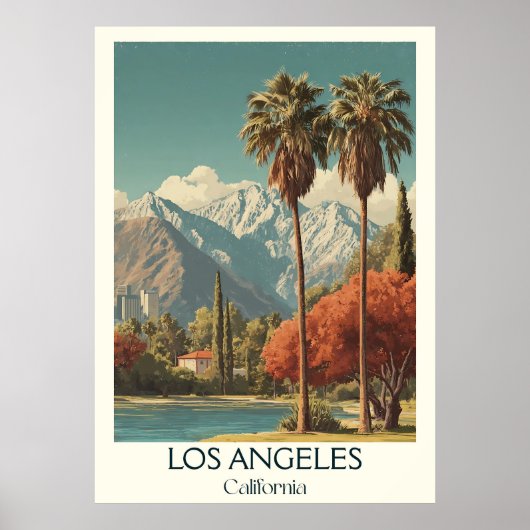 Long Beach California Art Print | City Beach Sky (Voorkant)