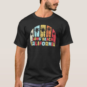 Long Beach  California Beach Retro Long Bea T-shirt