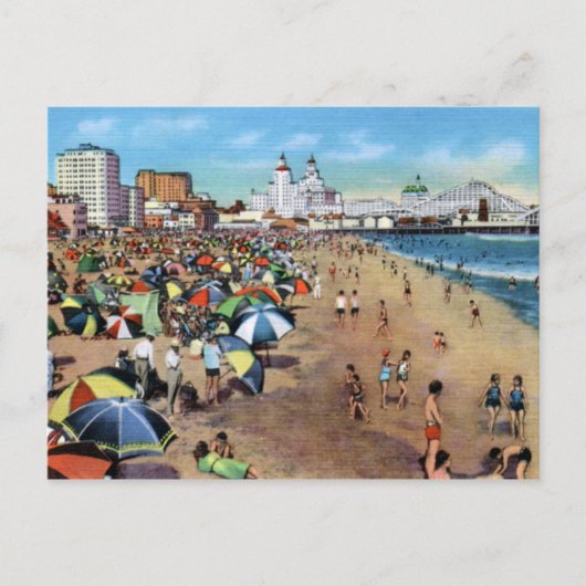 Long Beach California  Briefkaart (Voorkant)