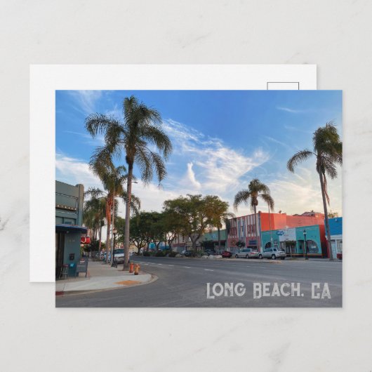 Long Beach California Briefkaart (Voorkant / Achterkant)