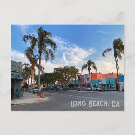 Long Beach California Briefkaart (Voorkant)