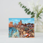 Long Beach California  Briefkaart (Staand voorkant)