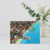 Long Beach California  Briefkaart (Staand voorkant)