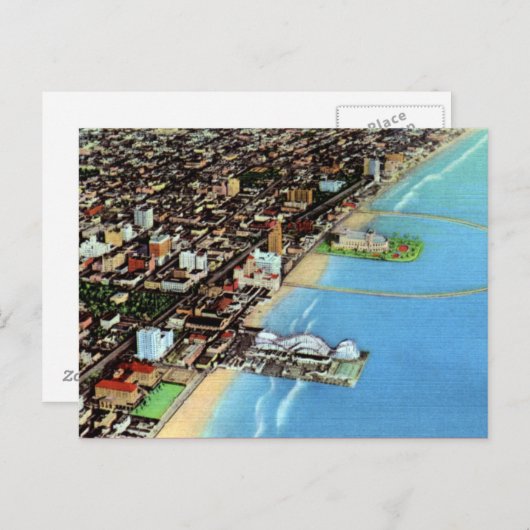 Long Beach California Briefkaart (Voorkant / Achterkant)