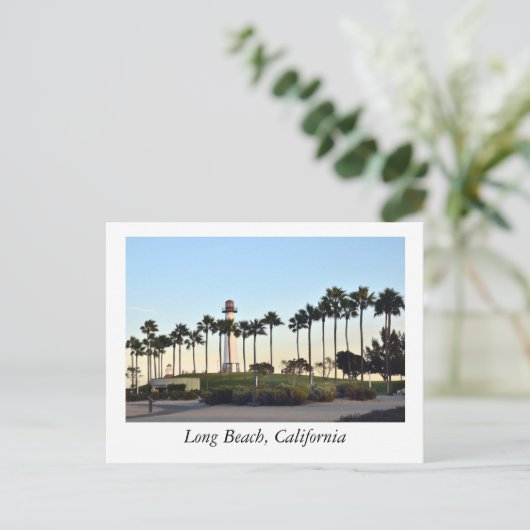 Long Beach California Briefkaart (Staand voorkant)