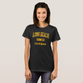 Long Beach California Ca State Athletic St. T-shirt (Voorkant volledig)
