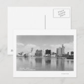 Long Beach, California City Skyline Uitzicht Briefkaart (Voorkant / Achterkant)