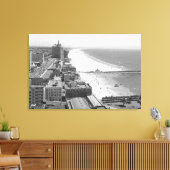 Long Beach, California Coastline and Beach Canvas Afdruk (Insitu (Woonkamer))
