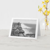 Long Beach, California Coastline and Beach Kaart (Gele Bloem)