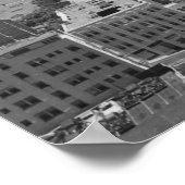 Long Beach, California Coastline and Beach Poster (Hoek)