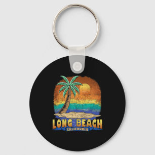 Long Beach California Distress Souvenir Sleutelhanger