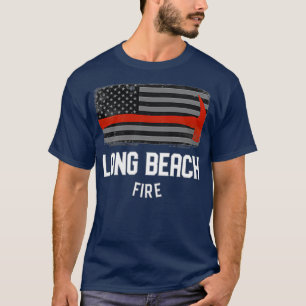 Long Beach California Fire Rescue Department T-shirt
