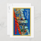 Long Beach, California - Large Letter Scenes 2 Briefkaart (Voorkant / Achterkant)